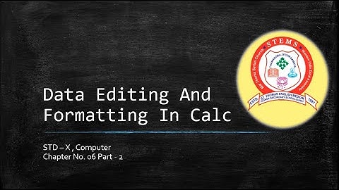 STD 10 # Computer # Chapter No  06 # Part   2