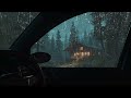 Cozy Rainy Night 🚗 Heavy Rain on Car Roof Sounds for Deep Sleep & Comfort
