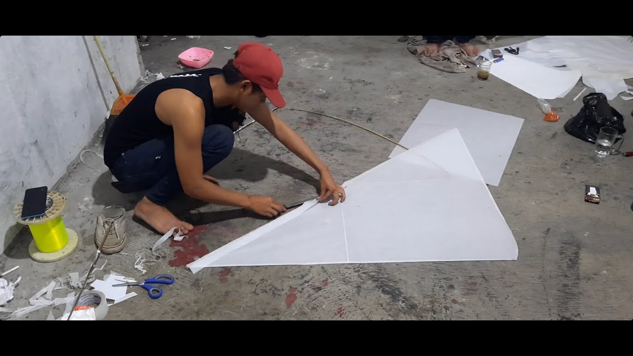 TUTORIAL BIKIN LAYANGAN BOMBER 165CM