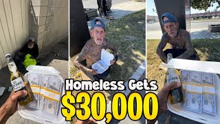 Millionaire blessed homeless who spent more than half of life in prison