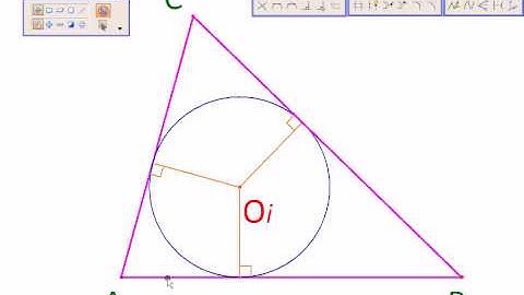 Geometry with MicroStation Construction InCenter of Triangle