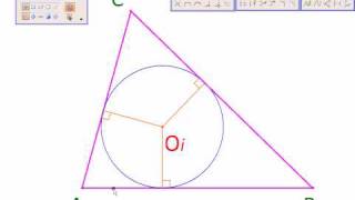 Geometry with MicroStation Construction InCenter of Triangle
