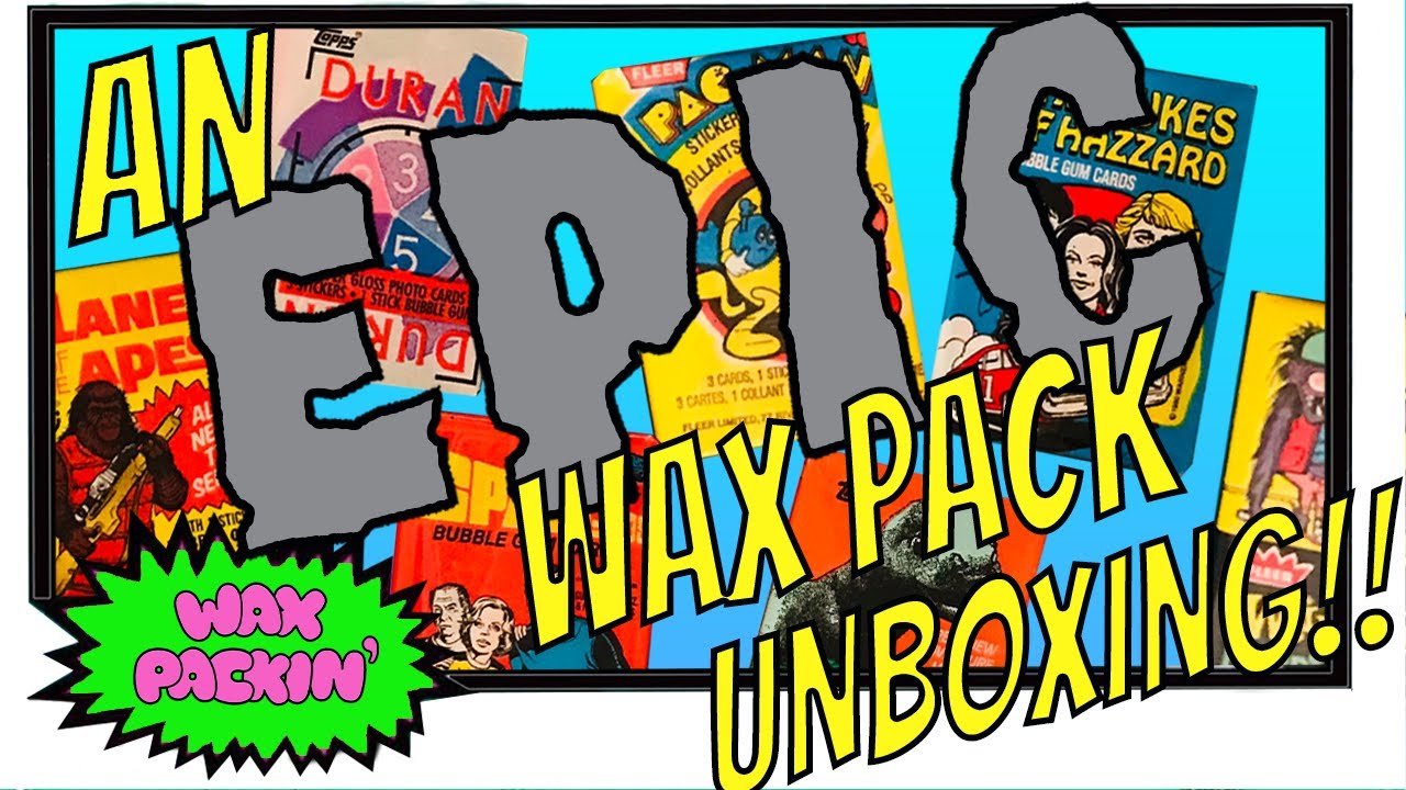 UNBOXING an EPIC VINTAGE WAX PACK & TRADING CARD collection YouTube