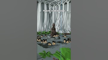Underground Buddhist Temple | Blender 3D Breakdown