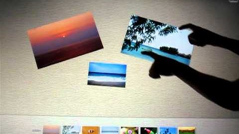 Vaborn Multi-touch Screen Demo - Image Operation