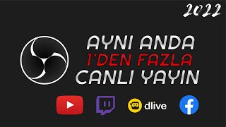 Ayni Anda 2 Yerden Yayin Yapmak - Eş Zamanlı Canlı Yayın Açma - Çoklu Yayın Açma Restreamio