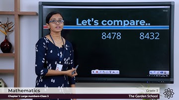 Grade 3 Mathematics Chapter 1 Class 3 Comparison of numbers, ascending and descending numbers