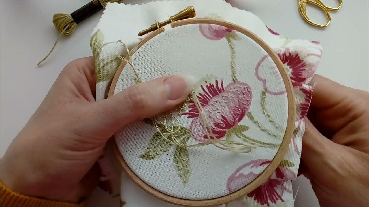 How I Slow Stitch Using Randomly Selected Fabric Scraps And Threads -  Intuitive Hand Stitching 
