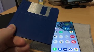 Copying a File From a Retro-Computer to My Phone via Floppy Disk