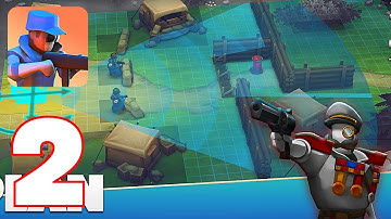 GUNS UP! Mobile War Strategy Gameplay Walkthrough - Part 2 (iOS, Android)