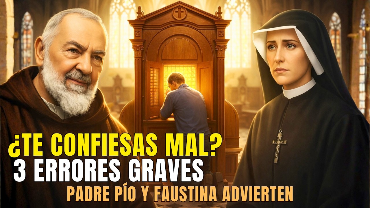 ¿TE CONFIESAS MAL? PADRE PÍO y SANTA FAUSTINA revelan 3 ERRORES GRAVES