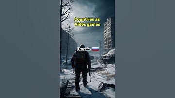 Countries as Video Games - AI generated #ai #fusion #shorts