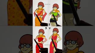 Which Velma’s transformation do you prefer? #scoobydoo #art #digitalart #shorts