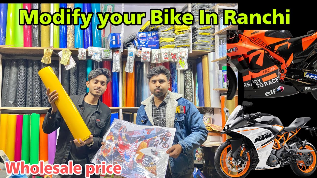 Bike modification In Ranchi All Bike modify Ranchi Bike sticker