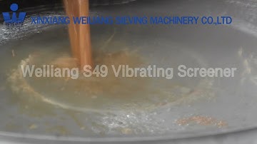 Filtering pesticide liquid with WEILIANG vibrating screen
