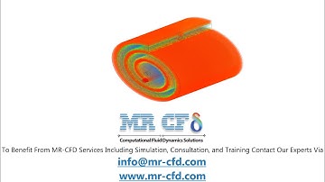 Spiral Heat Exchanger CFD Simulation