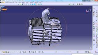 CATIA Block Engine MotorCar design