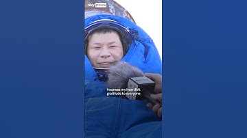 Chinese astronauts land safely back on Earth