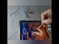 tuto : comment réaliser un âne au pastel sec : démo oeil au pastel sec
