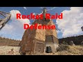 Rust - Countering a raid with rockets and destroying their raid base