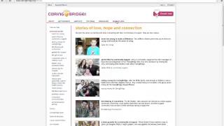 Caring Bridge website tour