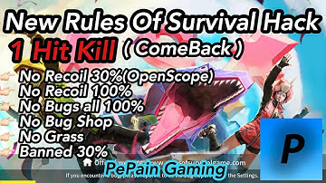 Rules Of Survival New Hack/1 Hit Kill/U Will Get banned 30%
