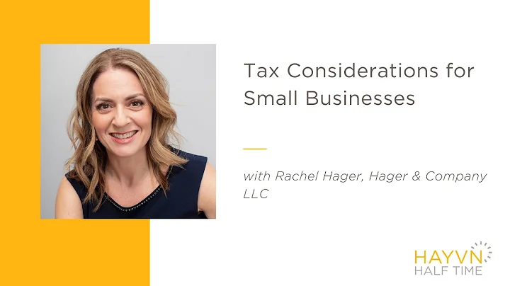 Tax Considerations for Small Businesses | Rachel H...
