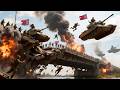 Separate news! A convoy of 250 North Korean tanks was destroyed forever on a bridge in Russia.