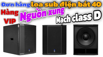 Đơn hàng loa sub điện bát 40 hàng cao cấp chính hãng DB acoustic mã KS715SA. Nguồn xung mạch class D