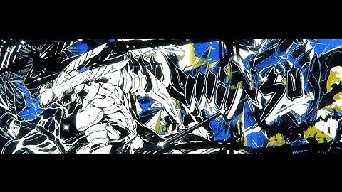 2D ABSTRACT BANNER SPEEDART - "minsu" // PS TOUCH TUTORIAL - [free gfx]