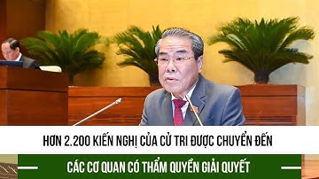 Hơn 2.200 kiến nghị của cử tri được chuyển đến các cơ quan có thẩm quyền giải quyết