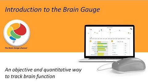 Introduction of the Brain Gauge: an objective and quantitative way to track brain function (50 mins)