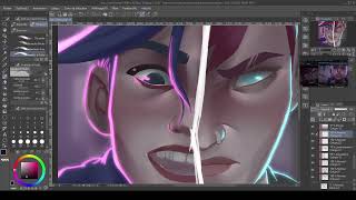 EPISODE 21 : Jinx and VI Fanart [ ARCANE ] [ RIOT GAMES ] screenshot 3