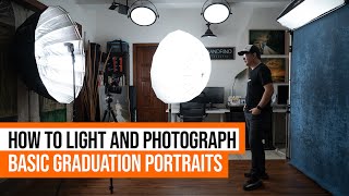 How to Light and Photograph Basic Graduation Portraits using Speedlight’s in a Small Home Studio. screenshot 5