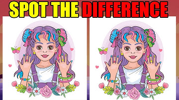 🧠🧩Think You’re Sharp Try This Spot the Difference! A Bit Tricky