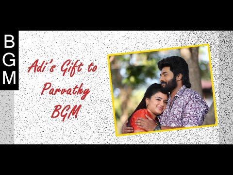 Sembaruthi Serial Adis Gift To Parvathi Romantic BGM   Triple 9 Media