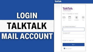 How to Login TalkTalk Mail Account | TalkTalk Mail Sign In Tutorial