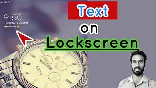How To Write Text On Lock Screen In Tamil Amaze Application