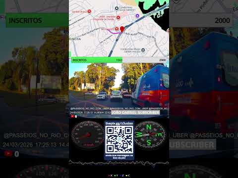 🔴 AO VIVO | Dirigindo pela Cidade – Viagens Reais de Motorista de App com Mapa #uber #brasil #aovivo