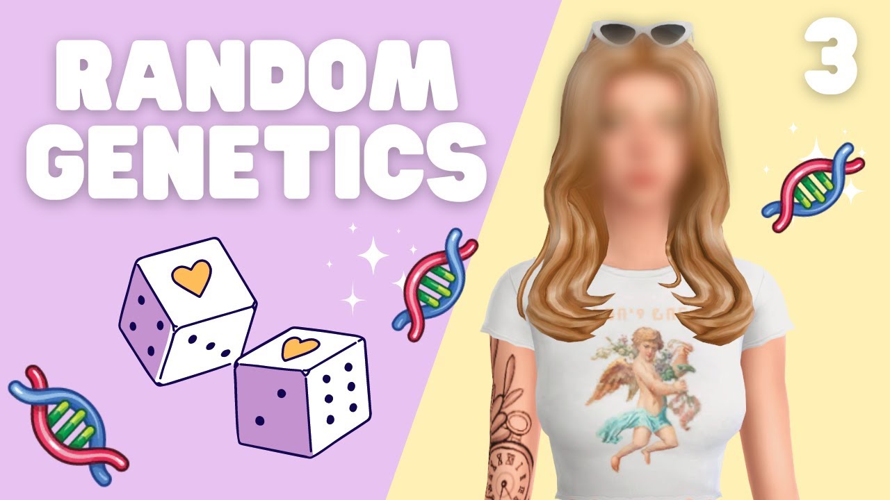the sims 4: random genetics challenge #3 - YouTube