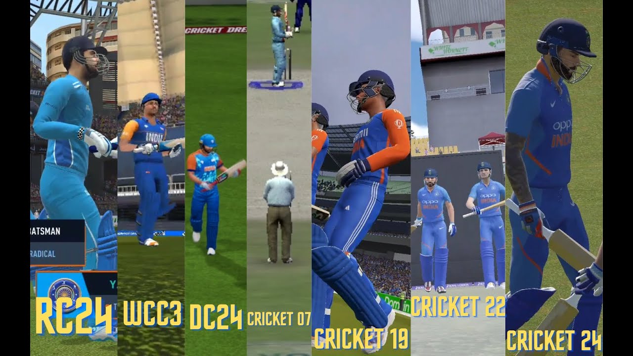 Best Cricket Games Intro Promo - RC24 , WCC3 , Dream Cricket 24 ...