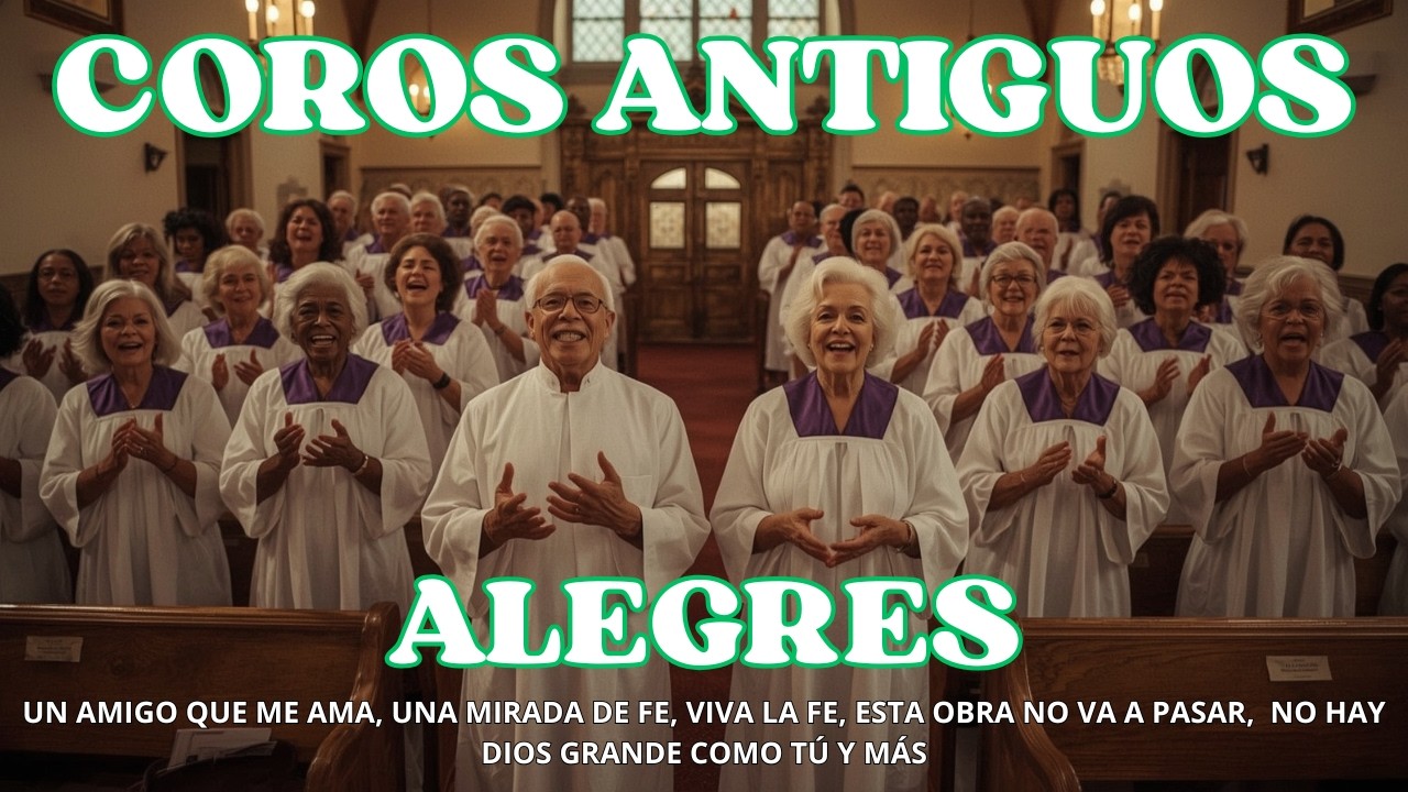 🎼COROS ANTIGUOS CON PODER QUE CANTASTE EN TU JUVENTUD VOL.1🎶 HIMNOS ANTIGUOS 1940✝️ ZARZA ARDIENDO