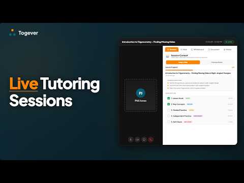 How to Run a Live Online Tutoring Session | Togever Tutorial