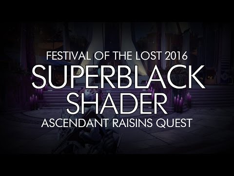 Videó: A Destiny Raisins Letöltési Küldetése - Szerezze Be A Superblack Shader-et, Apró Doboz Mazsolát és Felemelkedő Mazsolat Forgalmazva