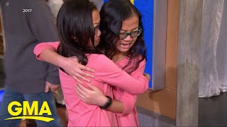 Twins who reunited on 'GMA' graduate high school Resimi