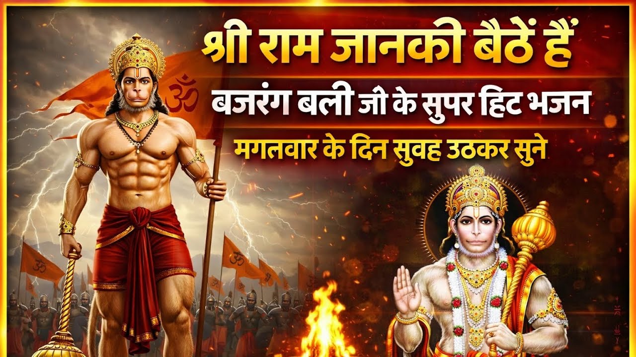 श्री राम जानकी बैठे हैं बजरंग बली जी के सुपर हिट भजन मंगलवार के दिन सुबह उठकर सुने | hanuman chalisa