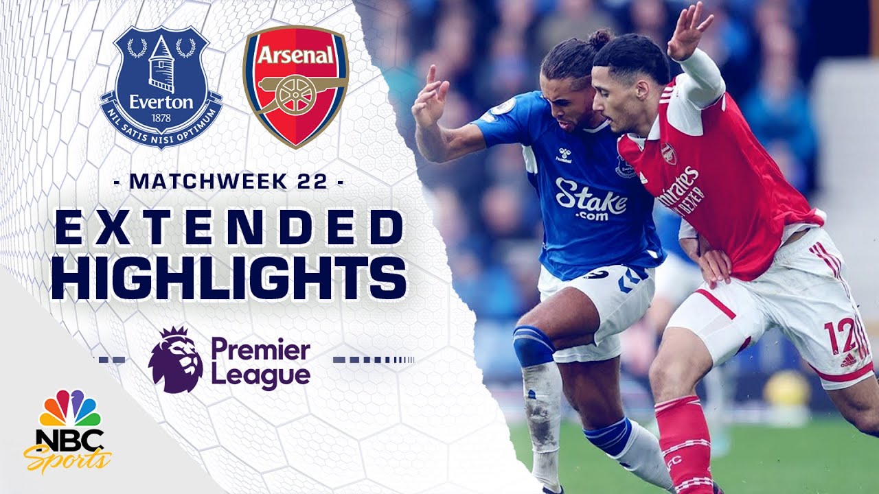 Everton v. Arsenal | PREMIER LEAGUE HIGHLIGHTS | 2/4/2023 | NBC Sports