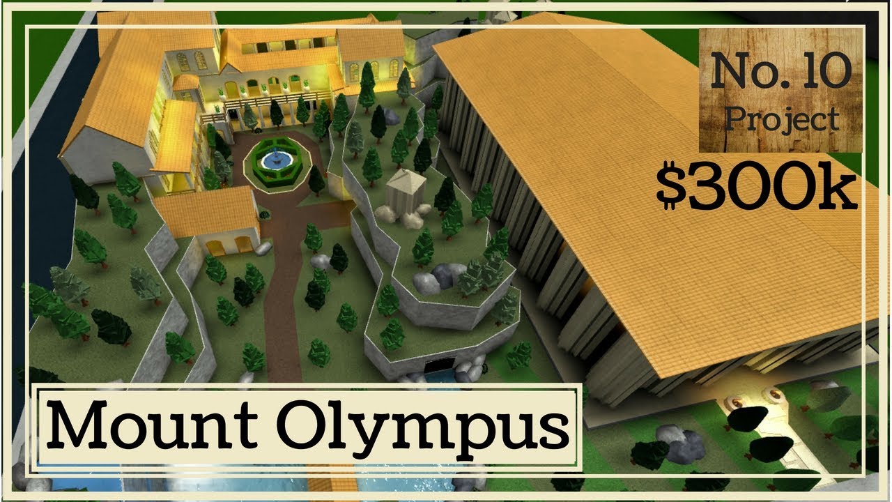 Roblox Bloxburg Mount Olympus Speed Build Youtube - roblox bloxburg mount olympus speed build