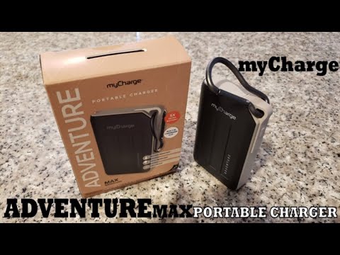 스마트 폰 및 태블릿을위한 최고의 휴대용 충전기 -mycharge ADVENTURE MAX 10050mAh Powerbank