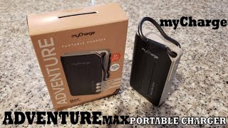 BEST Portable Charger-mycharge ADVENTURE MAX 10050mAh Powerbank for Smart Phones and Tablets